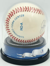 Joe DiMaggio Autographed Official AL Baseball New York Yankees Auto Grade Mint 9 Beckett BAS #18630587