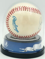 Joe DiMaggio Autographed Official AL Baseball New York Yankees Auto Grade Near Mint/Mint 8 Beckett BAS #18630413