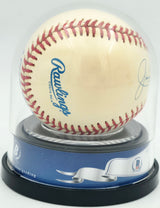 Joe DiMaggio Autographed Official AL Baseball New York Yankees Auto Grade Near Mint/Mint 8 Beckett BAS #18630829
