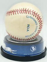 Joe DiMaggio Autographed Official AL Baseball New York Yankees Auto Grade Near Mint/Mint 8 Beckett BAS #18630829