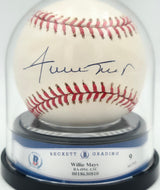 Willie Mays Autographed Official NL Baseball San Francisco Giants Auto Grade Mint 9 Beckett BAS #18630810
