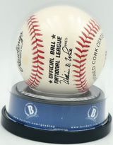 Willie Mays Autographed Official NL Baseball San Francisco Giants Auto Grade Mint 9 Beckett BAS #18630695