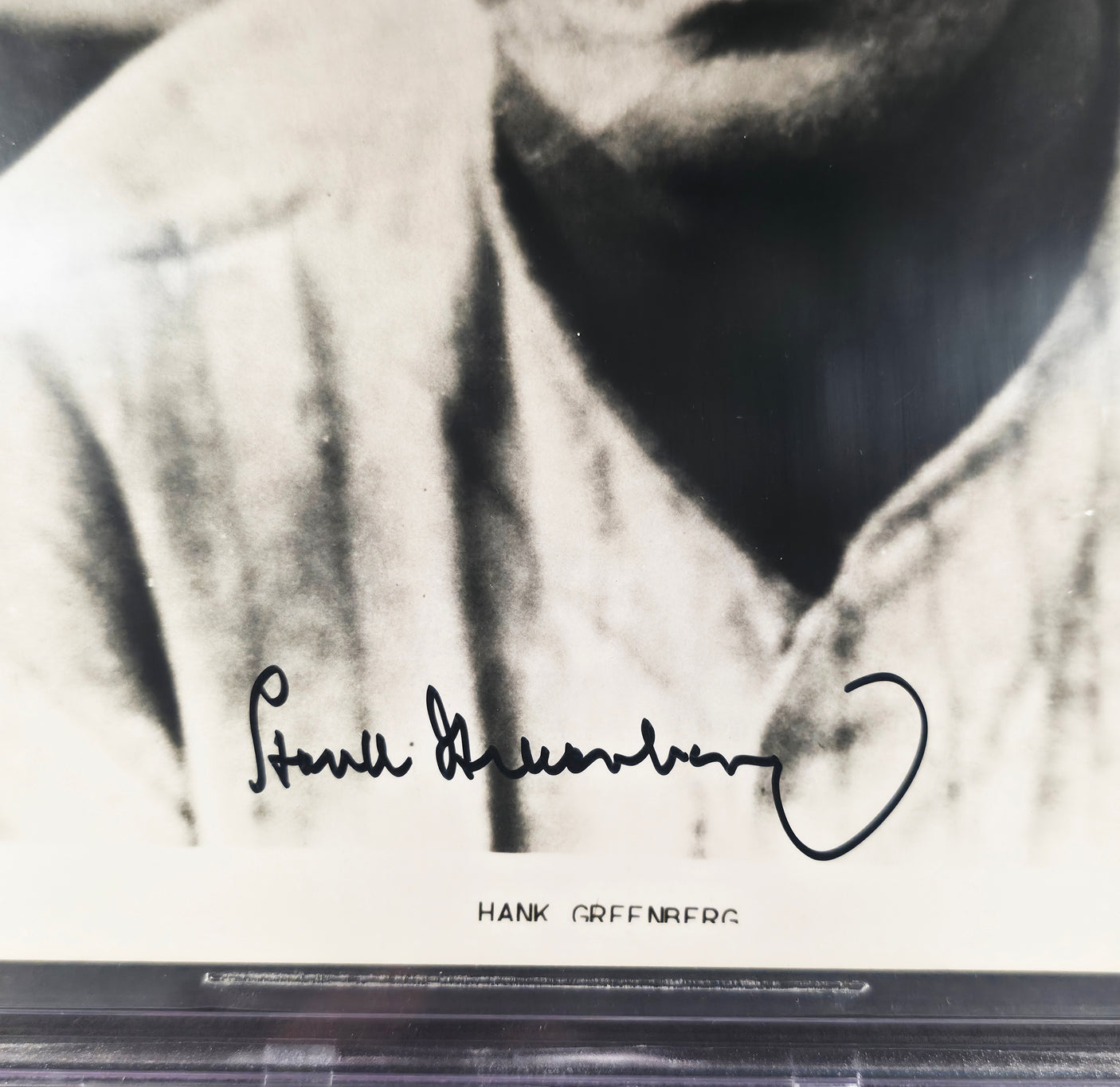 Hank Greenberg Autographed 8x10 Photo Detroit Tigers Auto Grade Gem Mint 10 Beckett BAS #18630338