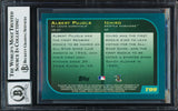 Albert Pujols & Ichiro Suzuki Autographed 2001 Topps Traded Rookie Card #T99 Auto Grade Gem Mint 10 "01 ROY" Beckett BAS #18630007