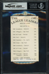 Hank Greenberg Autographed 1974 TCMA 3.5x5.5 Card Detroit Tigers Auto Grade Gem Mint 10 Beckett BAS #18630324