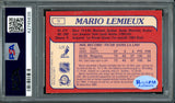 Mario Lemieux Autographed 1985-86 O-PEE-CHEE Rookie Card #9 Pittsburgh Penguins PSA/DNA #42745636
