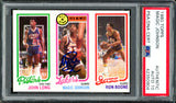 Magic Johnson Autographed 1980-81 Topps Rookie Card #18 Los Angeles Lakers Auto Grade Gem Mint 10 PSA/DNA #42350904