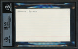 Arnold Palmer Autographed 3x5 Index Card Beckett BAS #11612161