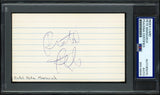Pistol Pete Maravich Autographed 3x5 Index Card Atlanta Hawks PSA/DNA #85519898