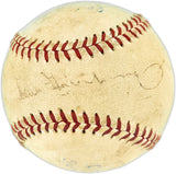 Hank Greenberg Autographed Official Baseball Detroit Tigers Vintage Playing Days Signature Beckett BAS QR #AE48184