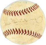Hank Greenberg Autographed Official Baseball Detroit Tigers Vintage Playing Days Signature Beckett BAS QR #AE48184