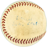 Hank Greenberg Autographed Official Baseball Detroit Tigers Vintage Playing Days Signature Beckett BAS QR #AE48184