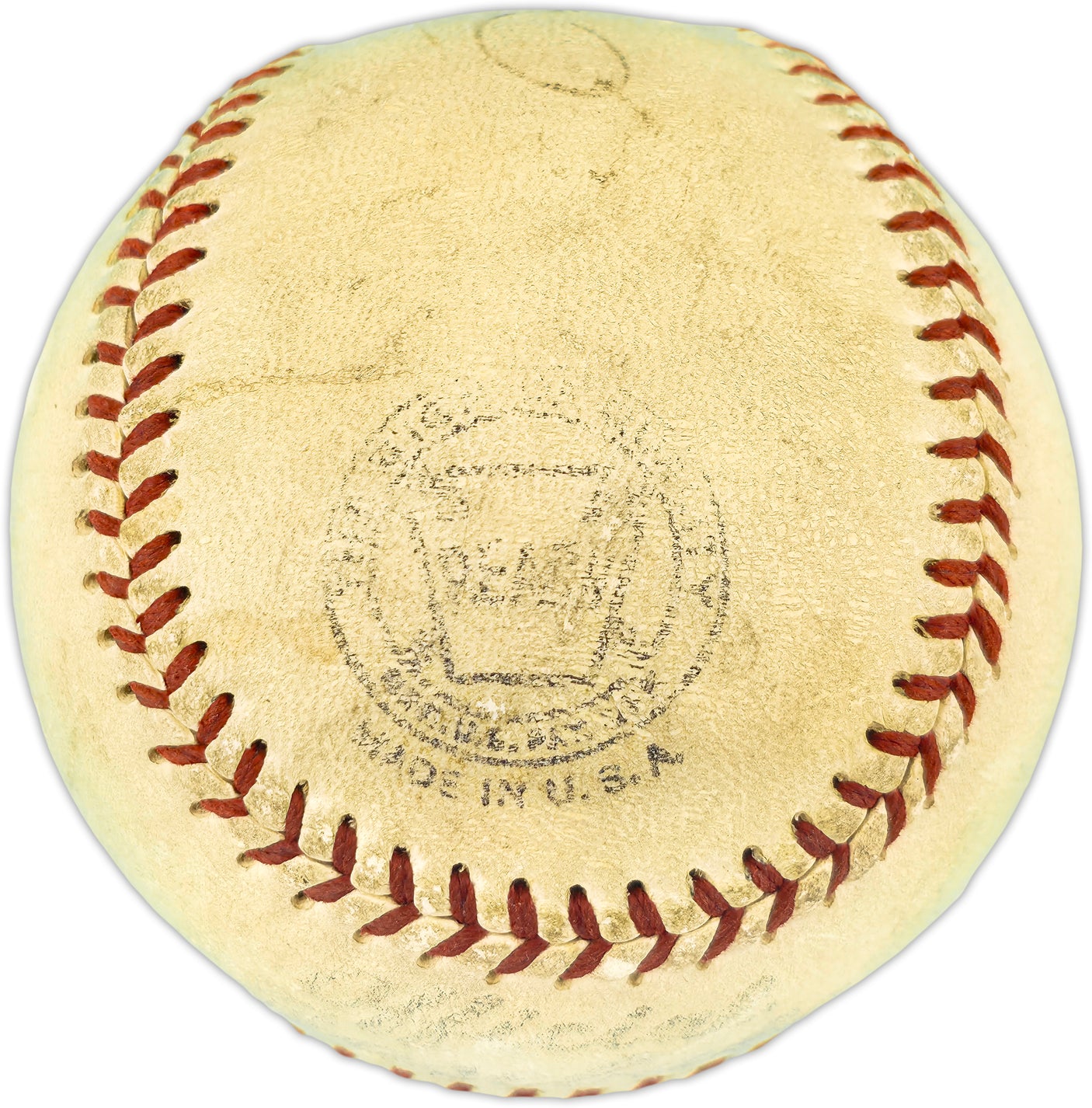 Hank Greenberg Autographed Official Baseball Detroit Tigers Vintage Playing Days Signature Beckett BAS QR #AE48184