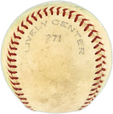 Hank Greenberg Autographed Official Baseball Detroit Tigers Vintage Playing Days Signature Beckett BAS QR #AE48184