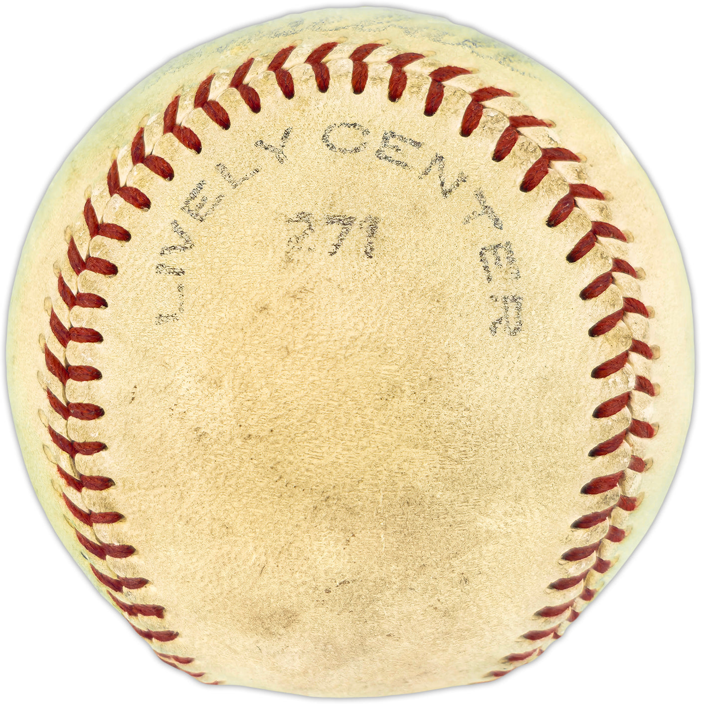 Hank Greenberg Autographed Official Baseball Detroit Tigers Vintage Playing Days Signature Beckett BAS QR #AE48184