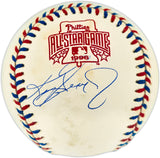 Ken Griffey Jr. Autographed Official 1996 All Star Game Logo Baseball Seattle Mariners Beckett BAS Witness #3W342019