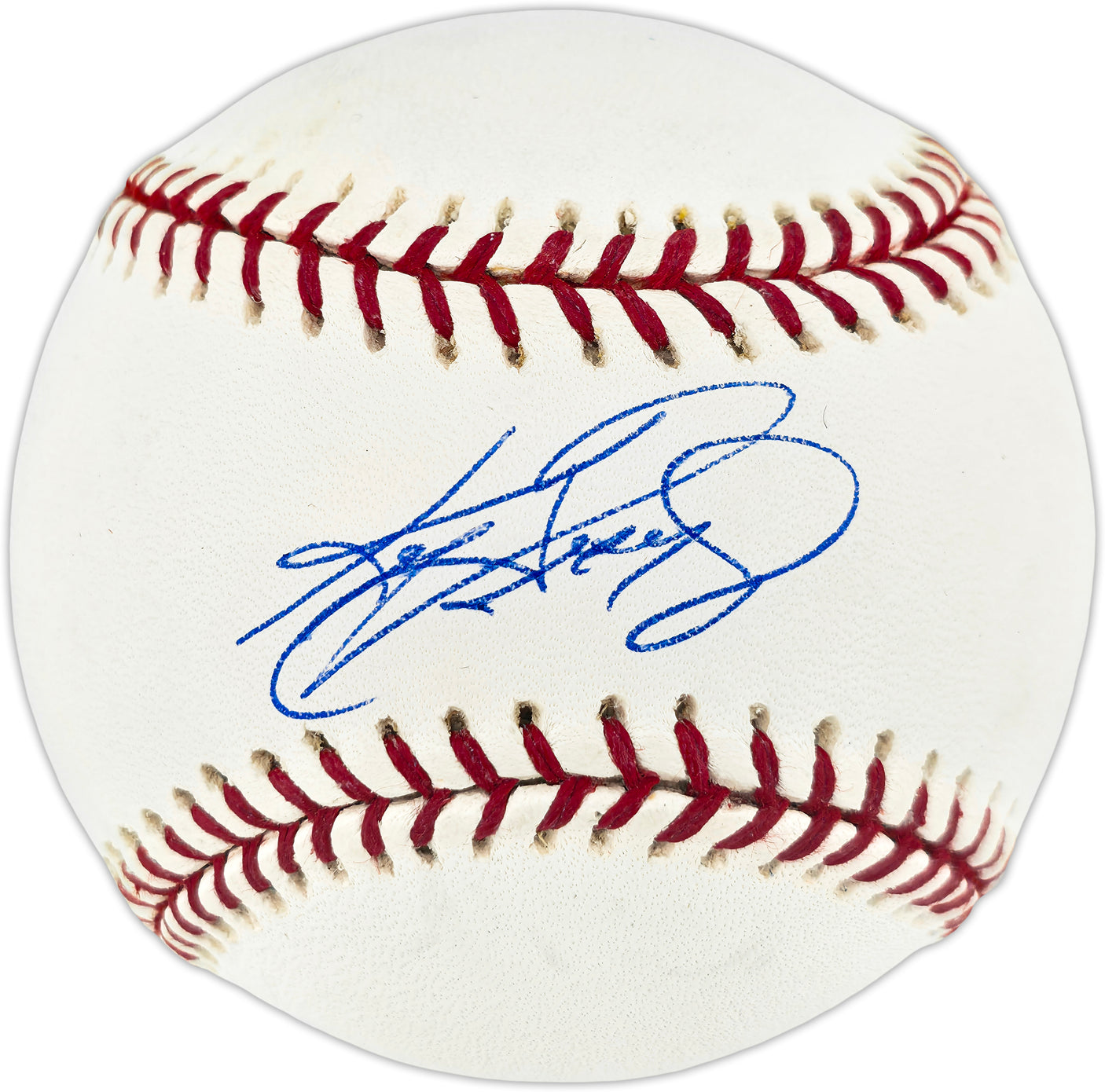 Ken Griffey Jr. Autographed Official MLB Baseball Seattle Mariners Beckett BAS Witness #3W342010