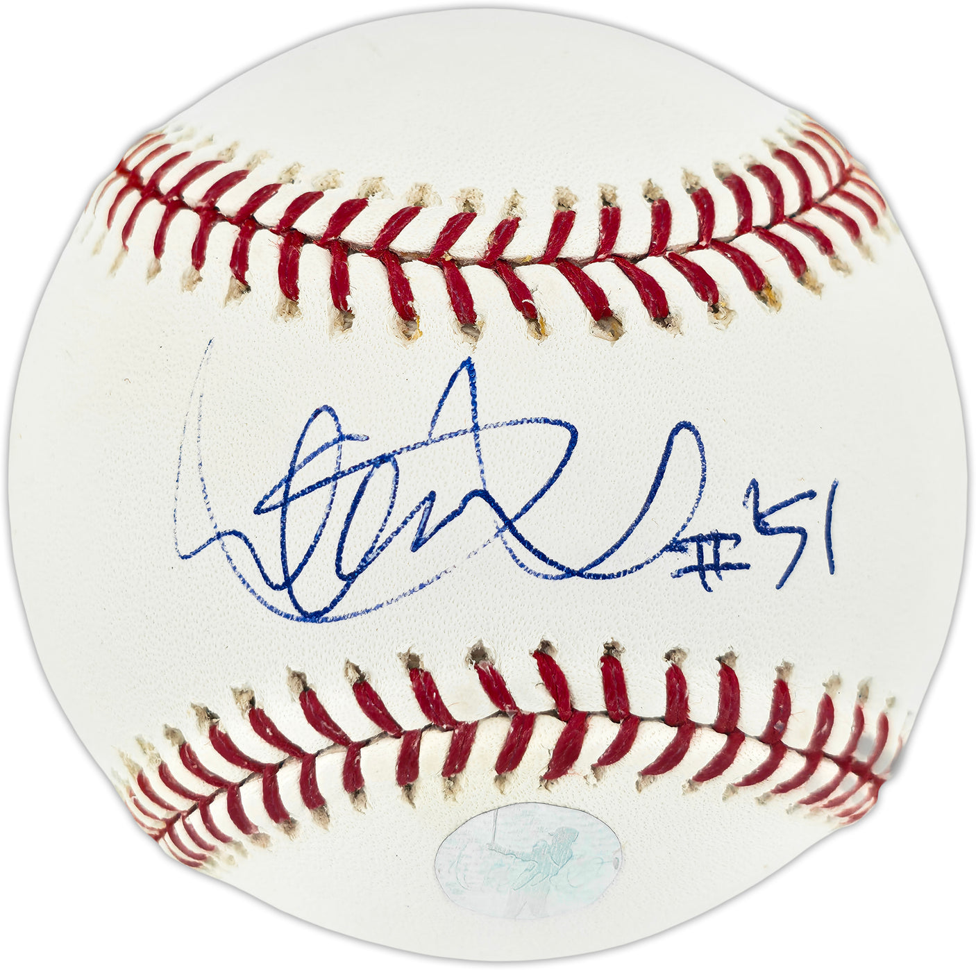 Ichiro Suzuki Autographed Official MLB Baseball Seattle Mariners #51 IS Holo SKU #253977