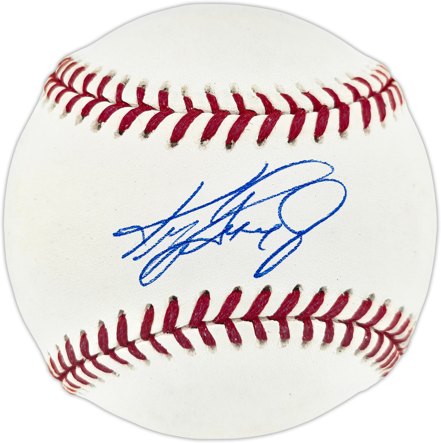 Ken Griffey Jr. Autographed Official MLB Baseball Seattle Mariners Beckett BAS Witness #3W342006