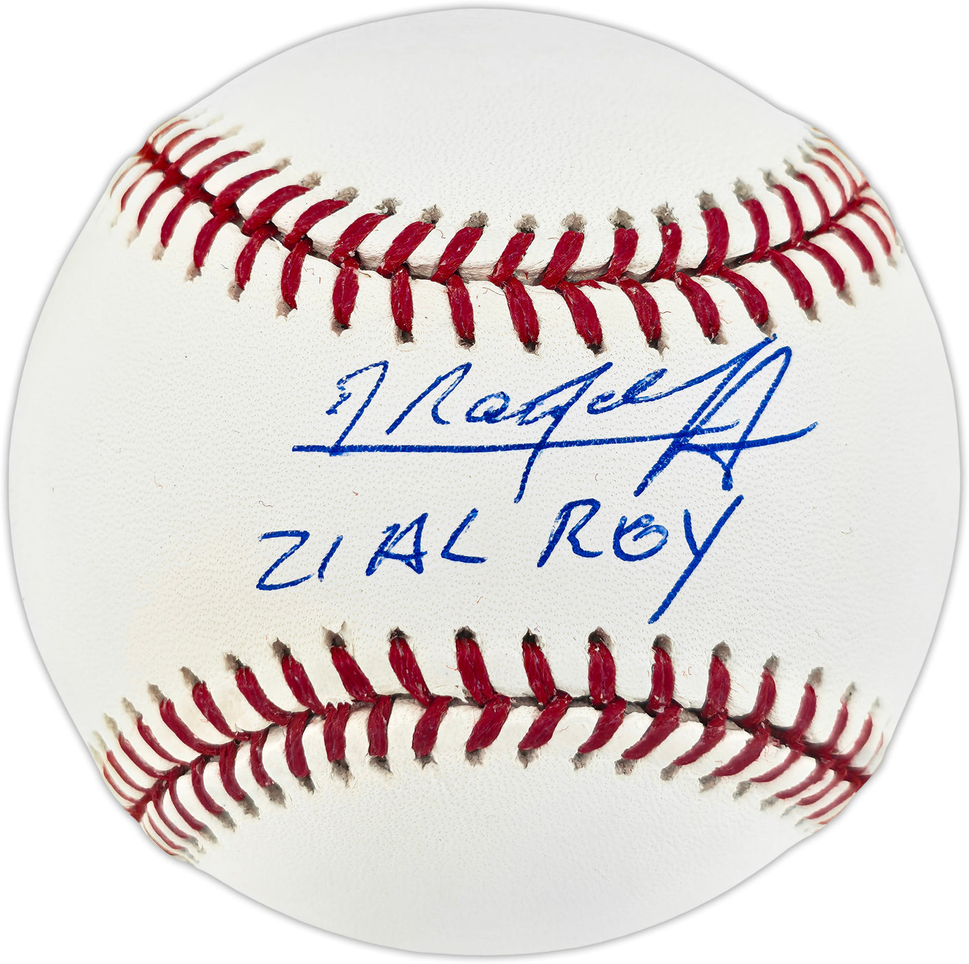 Randy Arozarena Autographed Official MLB Baseball Seattle Mariners "21 AL ROY" Beckett BAS Witness #3W342602
