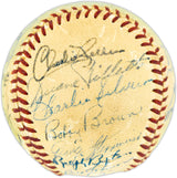 1949 World Series Champions New York Yankees Autographed Official Reach Official AL Baseball With 27 Signatures Including Joe DiMaggio PSA/DNA #B54767