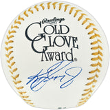 Ken Griffey Jr. Autographed Official Gold Glove Award Logo Baseball Seattle Mariners Beckett BAS Witness #3W342025