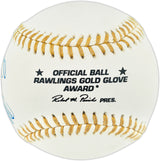 Ken Griffey Jr. Autographed Official Gold Glove Award Logo Baseball Seattle Mariners Beckett BAS Witness #3W342025