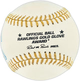 Ken Griffey Jr. Autographed Official Gold Glove Award Logo Baseball Seattle Mariners Beckett BAS Witness #3W342024
