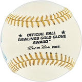 Ken Griffey Jr. Autographed Official Gold Glove Award Logo Baseball Seattle Mariners Beckett BAS Witness #3W342024