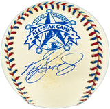 Ken Griffey Jr. Autographed Official 1995 All Star Game Logo Baseball Seattle Mariners Beckett BAS Witness #3W342023