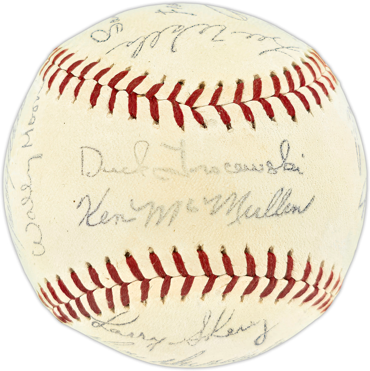 1963 Los Angeles Dodgers Facsimile Baseball SKU #253993