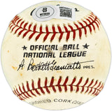 Ken Griffey Jr. Autographed Official NL Baseball Cincinnati Reds Beckett BAS Witness #3W342014