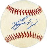 Ken Griffey Jr. Autographed Official Game Used AL Baseball Seattle Mariners Beckett BAS Witness #3W342017