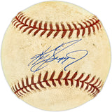 Ken Griffey Jr. Autographed Official Game Used MLB Baseball Seattle Mariners Beckett BAS Witness #3W342011