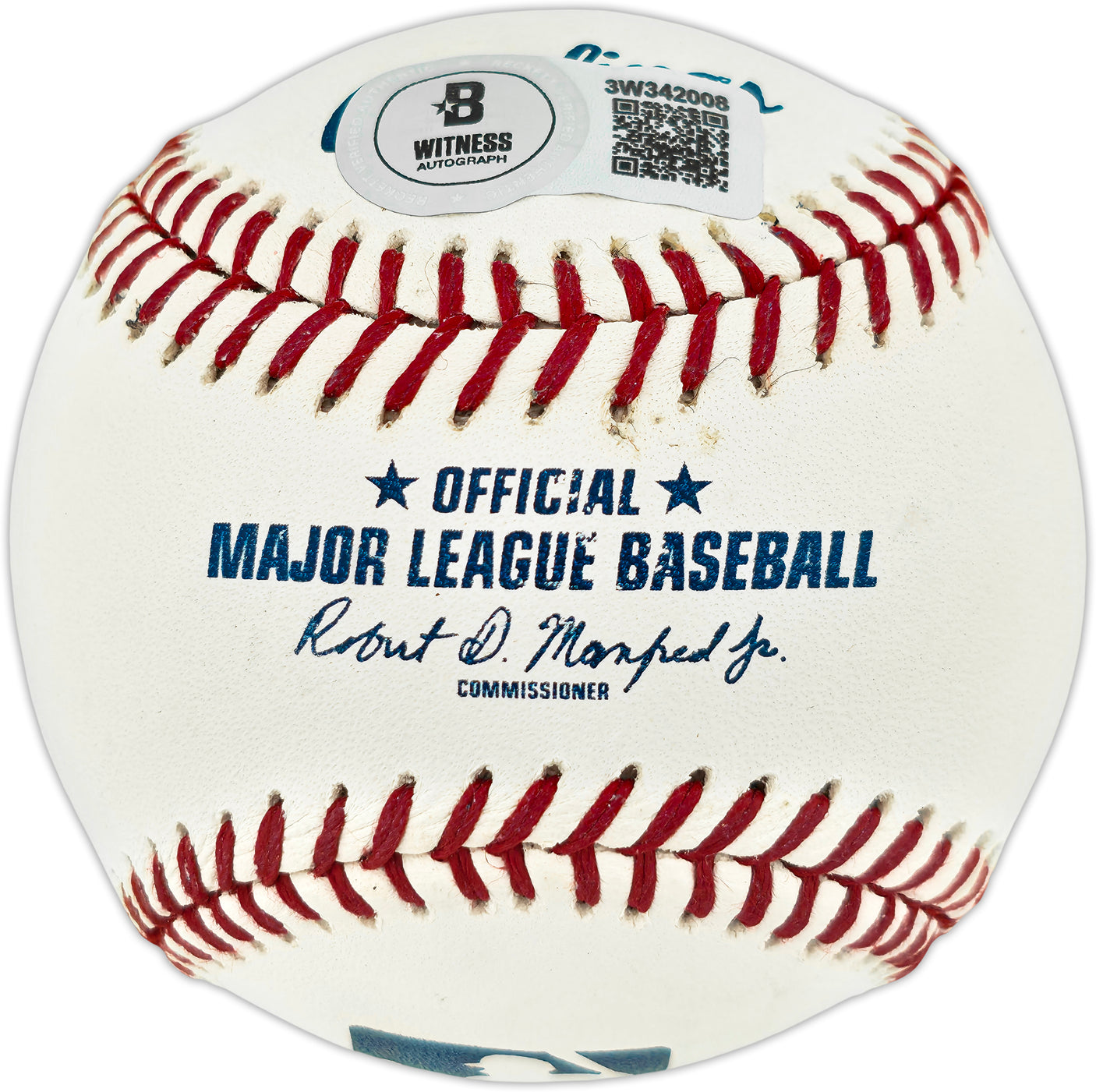 Ken Griffey Jr. Autographed Official MLB Baseball Seattle Mariners Beckett BAS Witness #3W342008