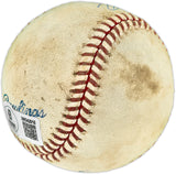 Ken Griffey Jr. Autographed Official Game Used MLB Baseball Seattle Mariners Beckett BAS Witness #3W342015