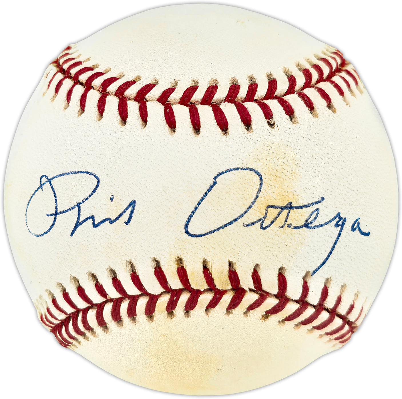 Phil Ortega Autographed Official NL Baseball Los Angeles Dodgers PSA/DNA #H10533