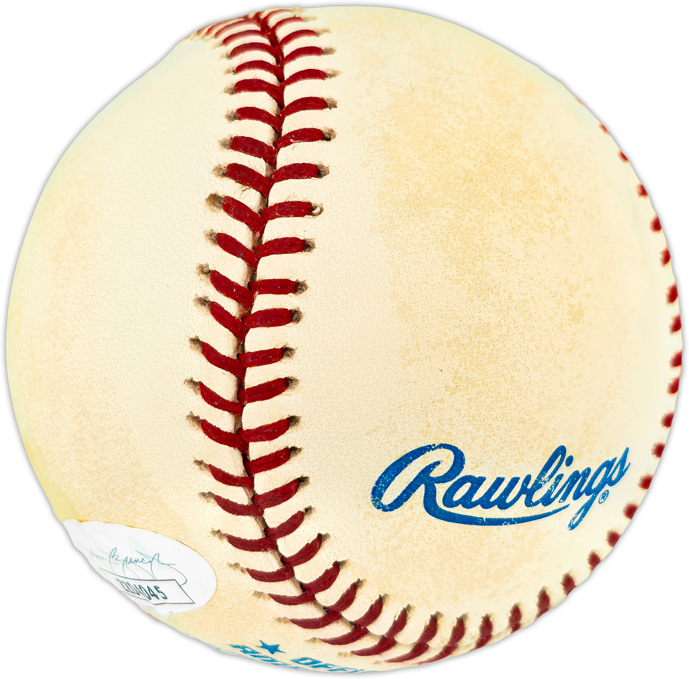 Reggie White Autographed Official AL Baseball Philadelphia Eagles, Green Bay Packers "1st Cor 13" JSA #ZZ04045