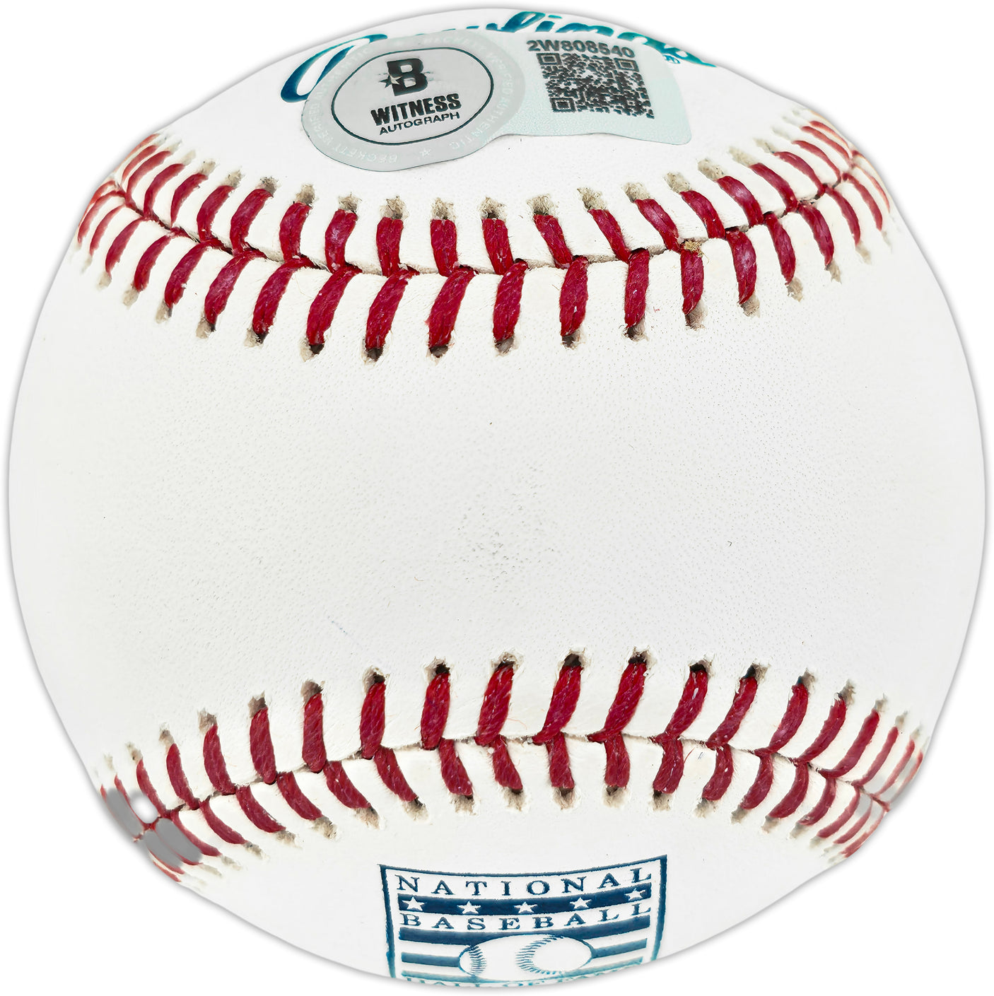 Sammy Sosa Autographed Official Hall of Fame HOF Logo Baseball Chicago Cubs Beckett BAS Witness #2W808540