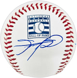 Sammy Sosa Autographed Official Hall of Fame HOF Logo Baseball Chicago Cubs Beckett BAS Witness #2W808511