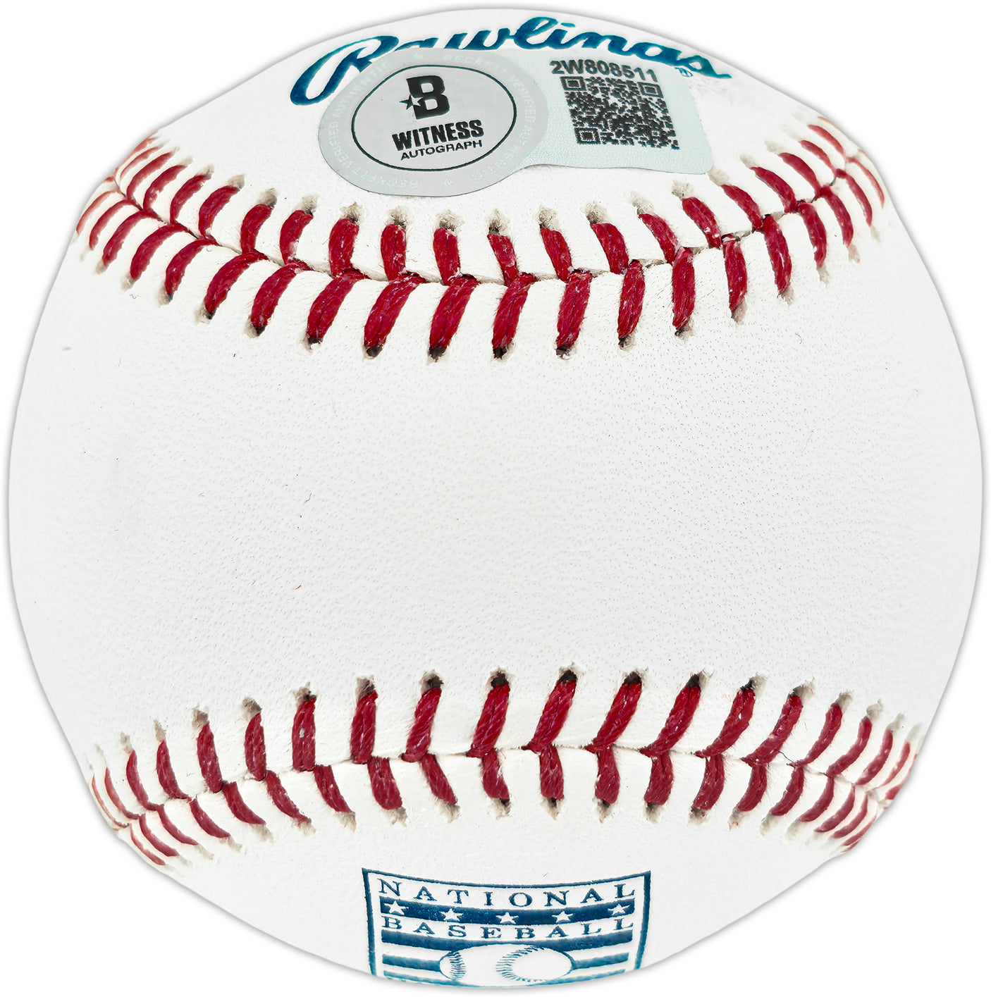 Sammy Sosa Autographed Official Hall of Fame HOF Logo Baseball Chicago Cubs Beckett BAS Witness #2W808511