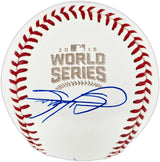 Sammy Sosa Autographed Official 2016 World Series Logo Baseball Chicago Cubs (Signed Twice) Beckett BAS Witness #2W197476