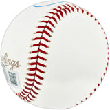 Sammy Sosa Autographed Official 2016 World Series Logo Baseball Chicago Cubs (Signed Twice) Beckett BAS Witness #2W197476