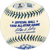 Ken Griffey Jr. Autographed Official 1998 All Star Game Logo Baseball Seattle Mariners Beckett BAS Witness #1W901411