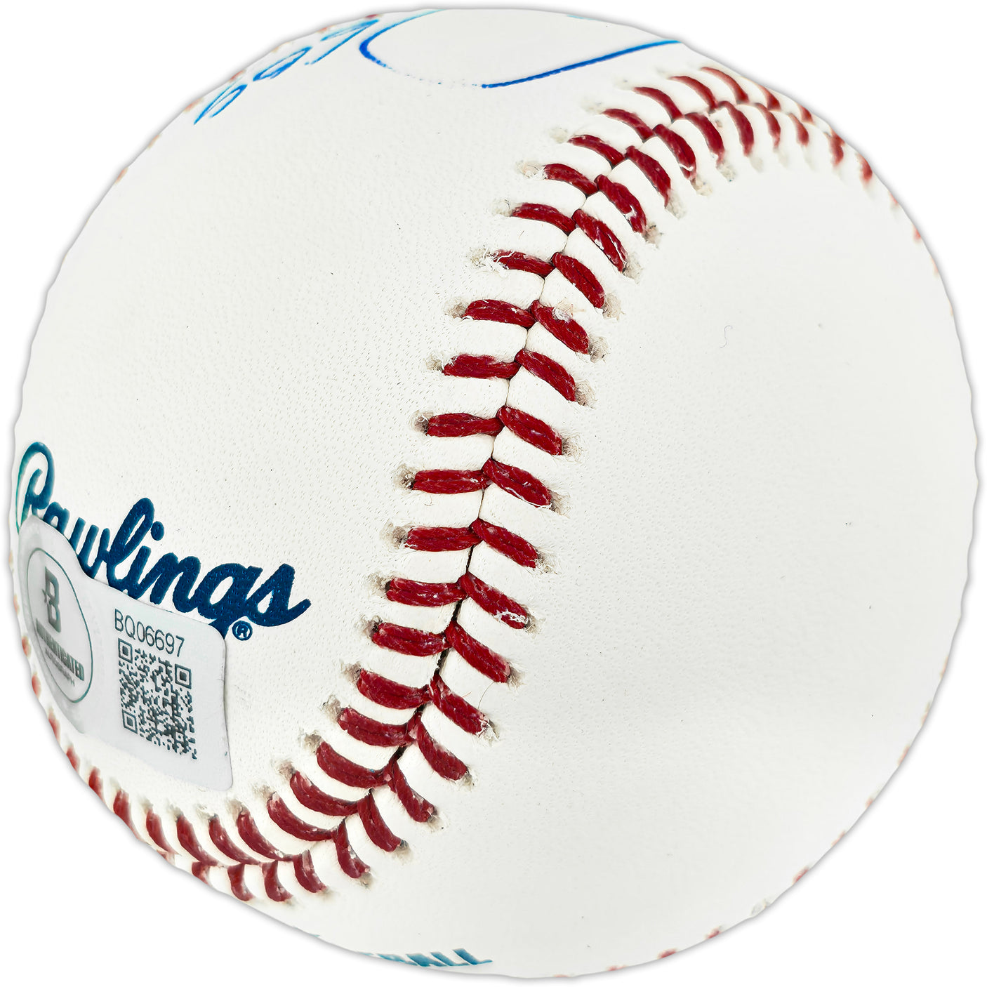 Sammy Sosa Autographed Official MLB Baseball Chicago Cubs "609" Beckett BAS QR #BQ06697