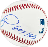 Sammy Sosa Autographed Official MLB Baseball Chicago Cubs "609 HRS" (Smudged) Beckett BAS QR #BQ06766