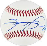 Sammy Sosa Autographed Official MLB Baseball Chicago Cubs "609 HRS" Beckett BAS QR #BQ06763