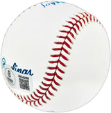 Albert Pujols Autographed Official MLB Baseball St. Louis Cardinals "01 ROY" Beckett BAS Witness #3W342406