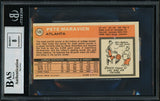 Pistol Pete Maravich Autographed 1970-71 Topps Rookie Card #123 Atlanta Hawks BGS 3.5 Auto Grade Near Mint/Mint 8 Beckett BAS #18628691