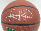 Larry Bird Autographed Wilson Leather Boston Celtics Logo Basketball PSA/DNA #4C25071